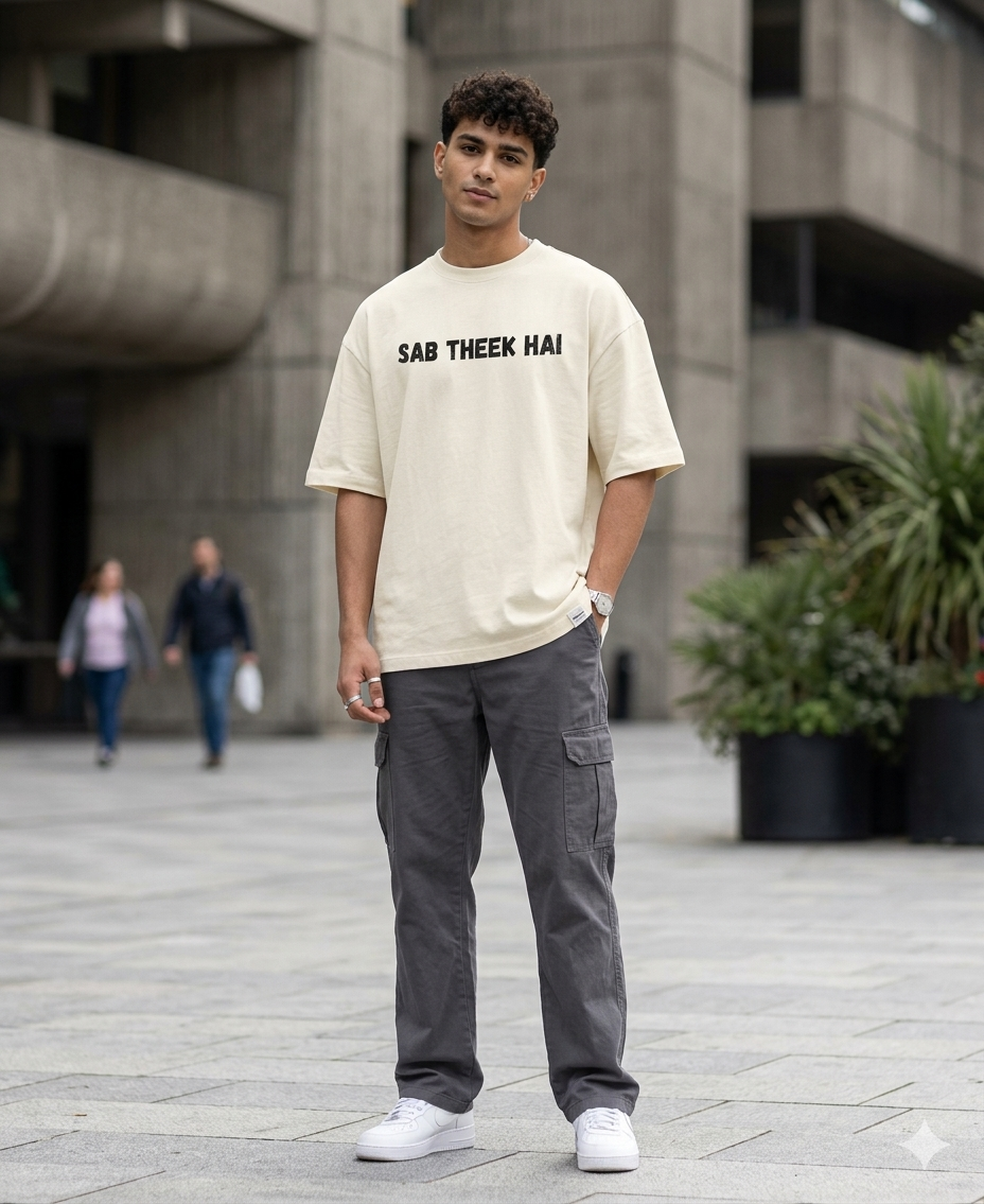 D -01 ( LIMITED EDITION UNISEX TERRY OVERSIZED TEE )