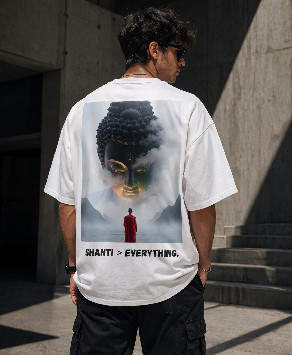 D -05 ( LIMITED EDITION UNISEX TERRY OVERSIZED TEE  )