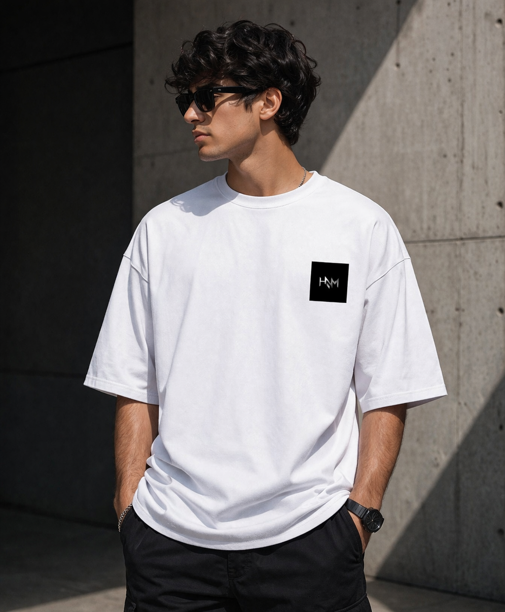 D -02 ( LIMITED EDITION UNISEX  TERRY OVERSIZED TEE )